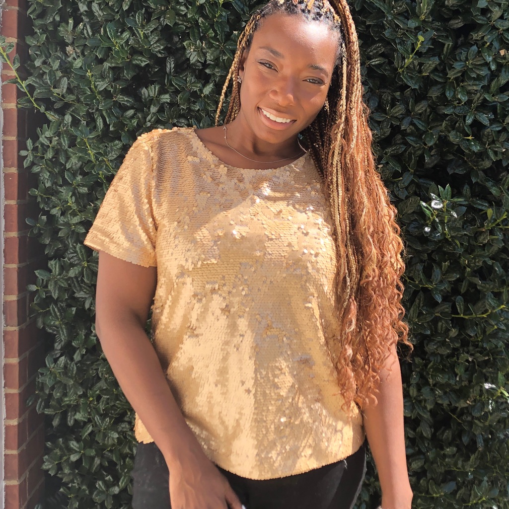 Jcrew Sequin Lined Tee
